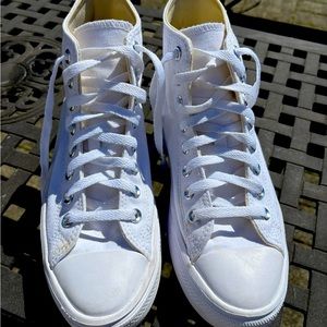 Converse Platform hightops.  Size 9